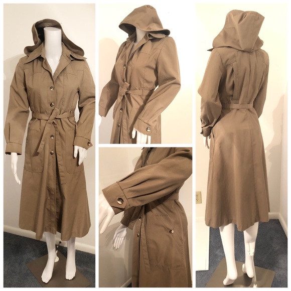 🌈 SOLD Vintage Weather Wise Trench Coat 🧥 XS - Picture 6 of 8